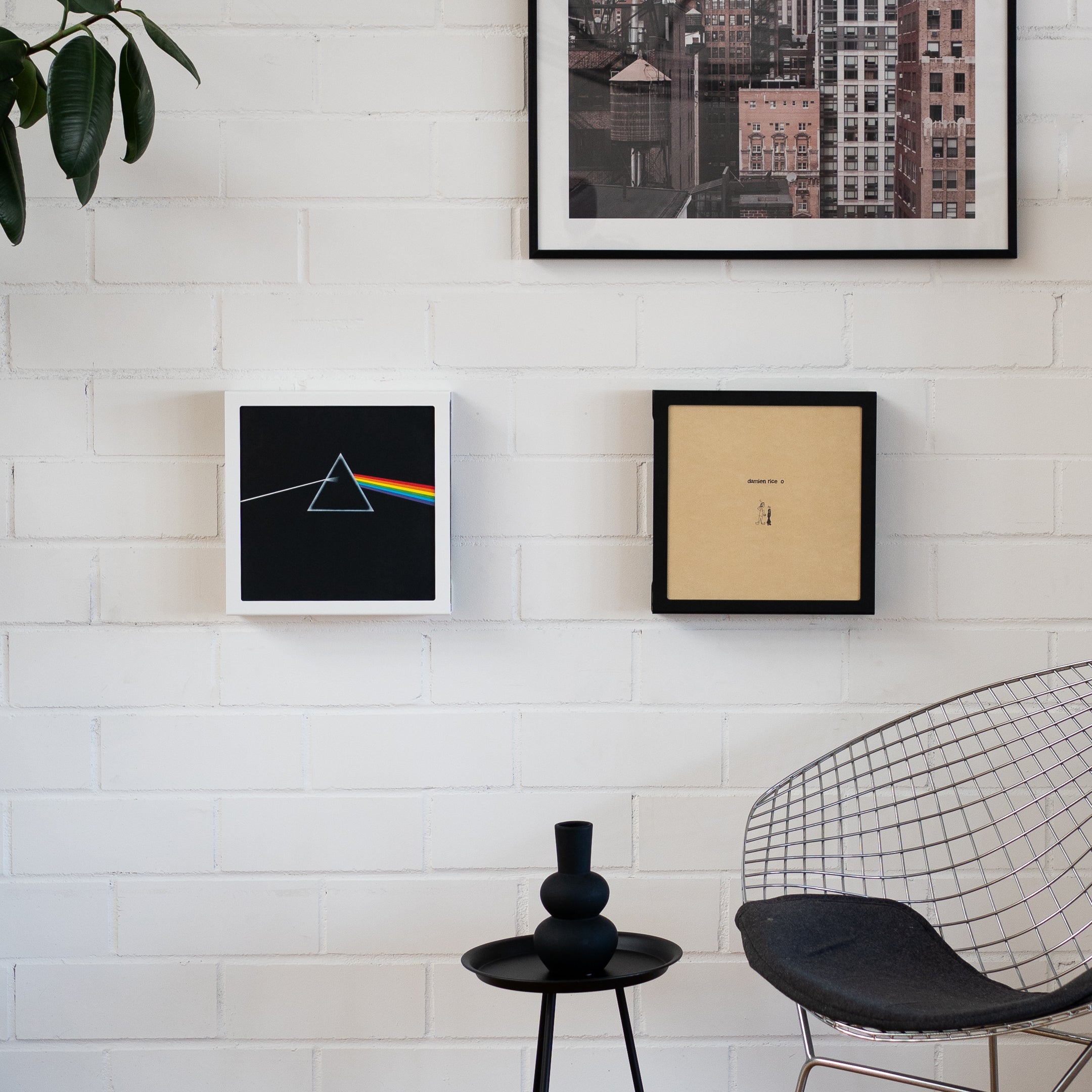 Schallplatten Wandhalterung für 12 Zoll Vinyl Records - Square FLATE® Store