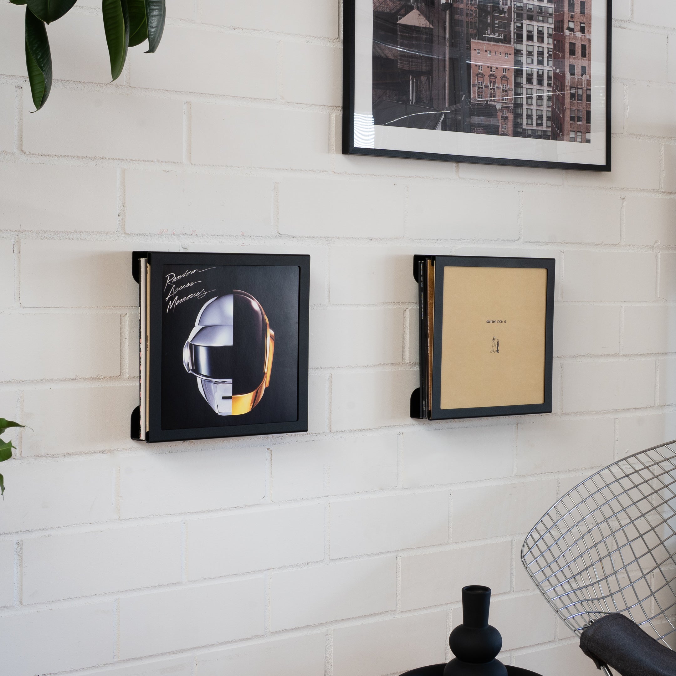 Schallplatten Wandhalterung für 12 Zoll Vinyl Records - Square FLATE® Store